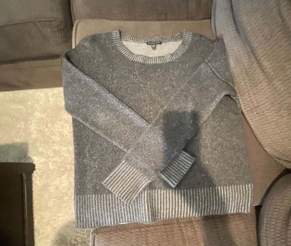 Eileen Fisher Grey Crewneck Sweater Size XS